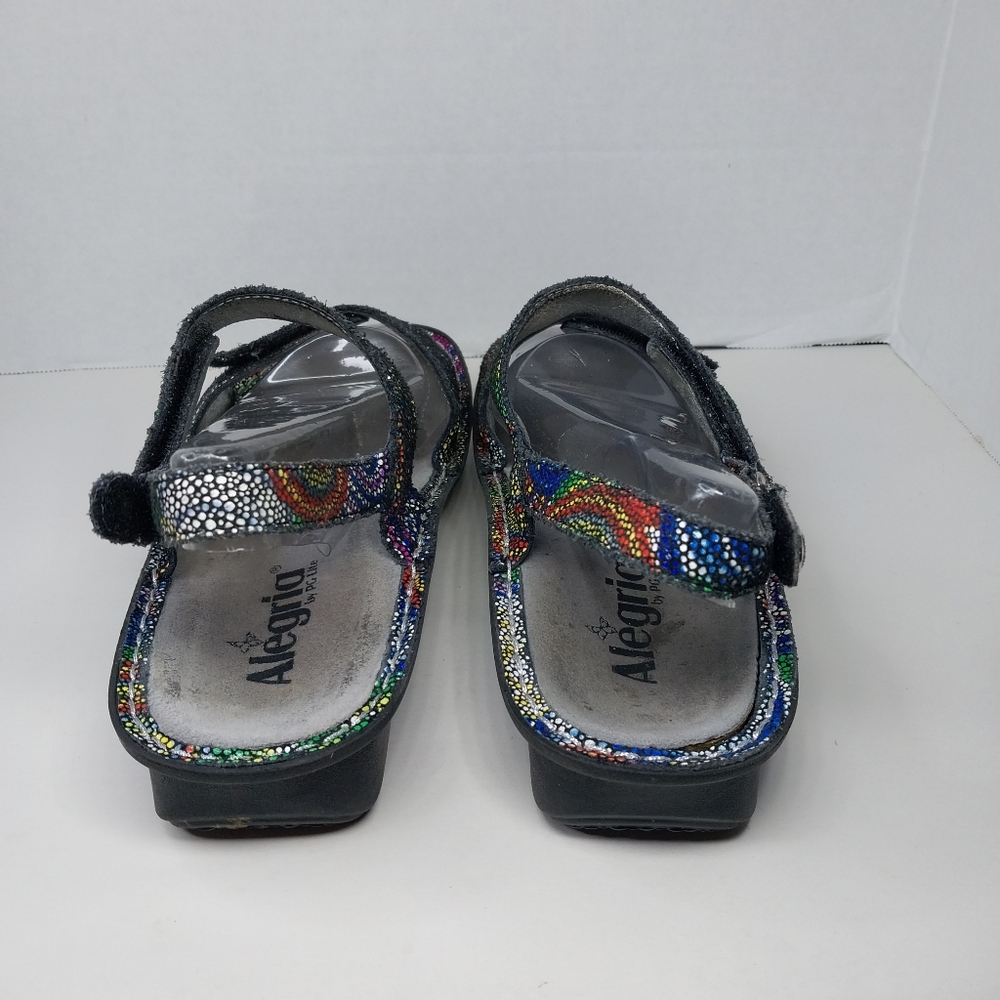 Alegria VERONA Bullseye Women EU 39 US 8.5 Multicolor Strappy Adjustable VER-387 - Picture 4 of 12
